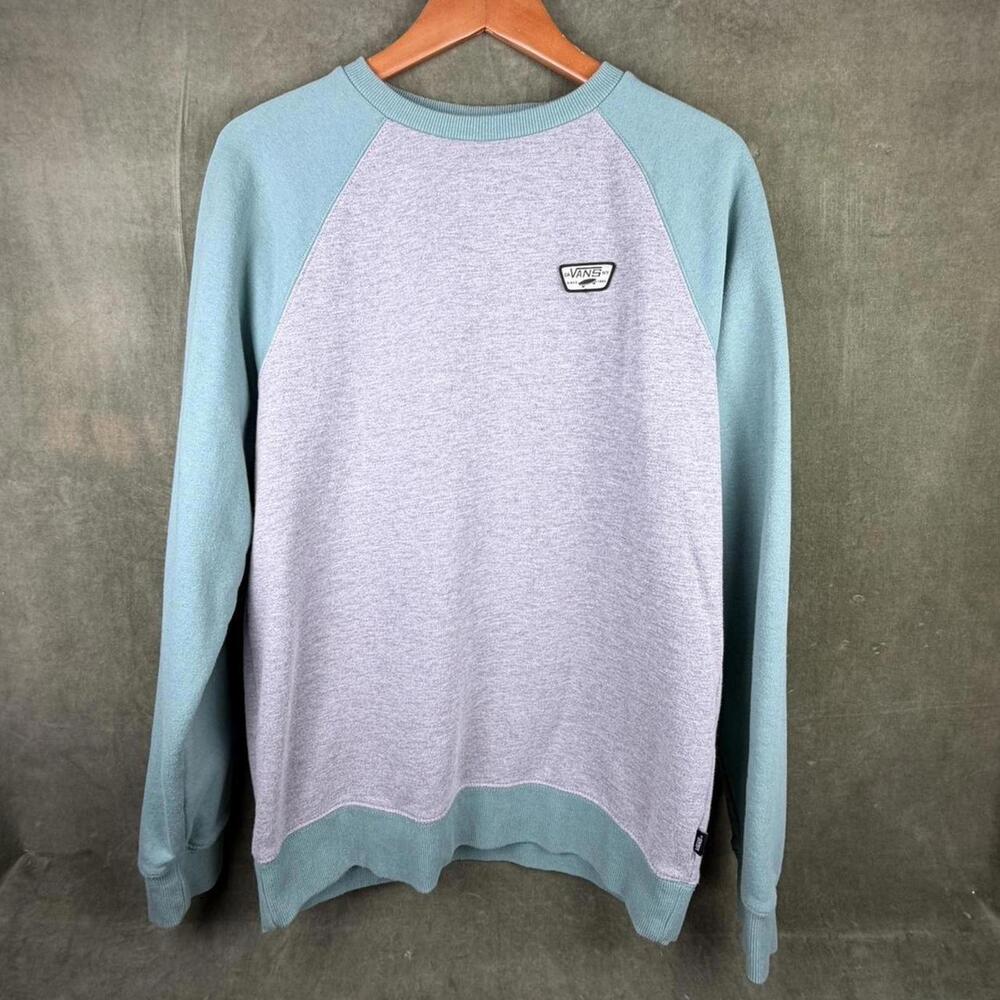 Vans Grey & Turquoise Crewneck Hoodie